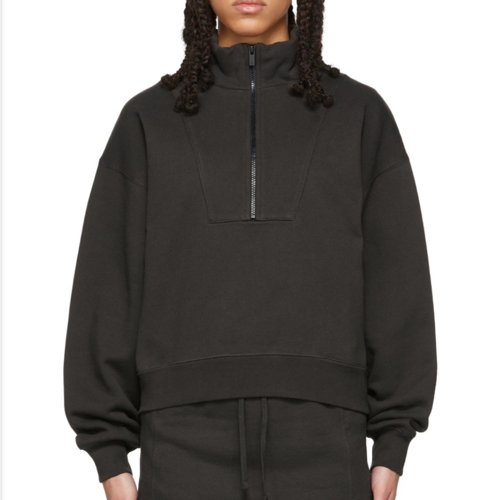 Essentials Charcoal Half-Zip Pullover